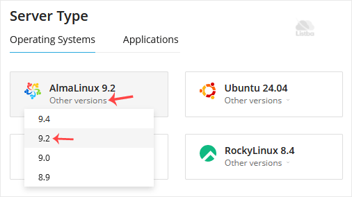 solusvm2-select-os-version.gif